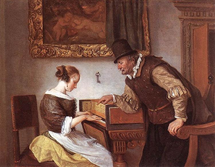 Jan Steen The Harpsichord Lesson China oil painting art